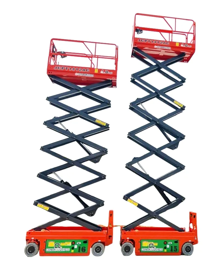 Alquiler- Plataforma Elevadora de Tijera Eléctrica 12m